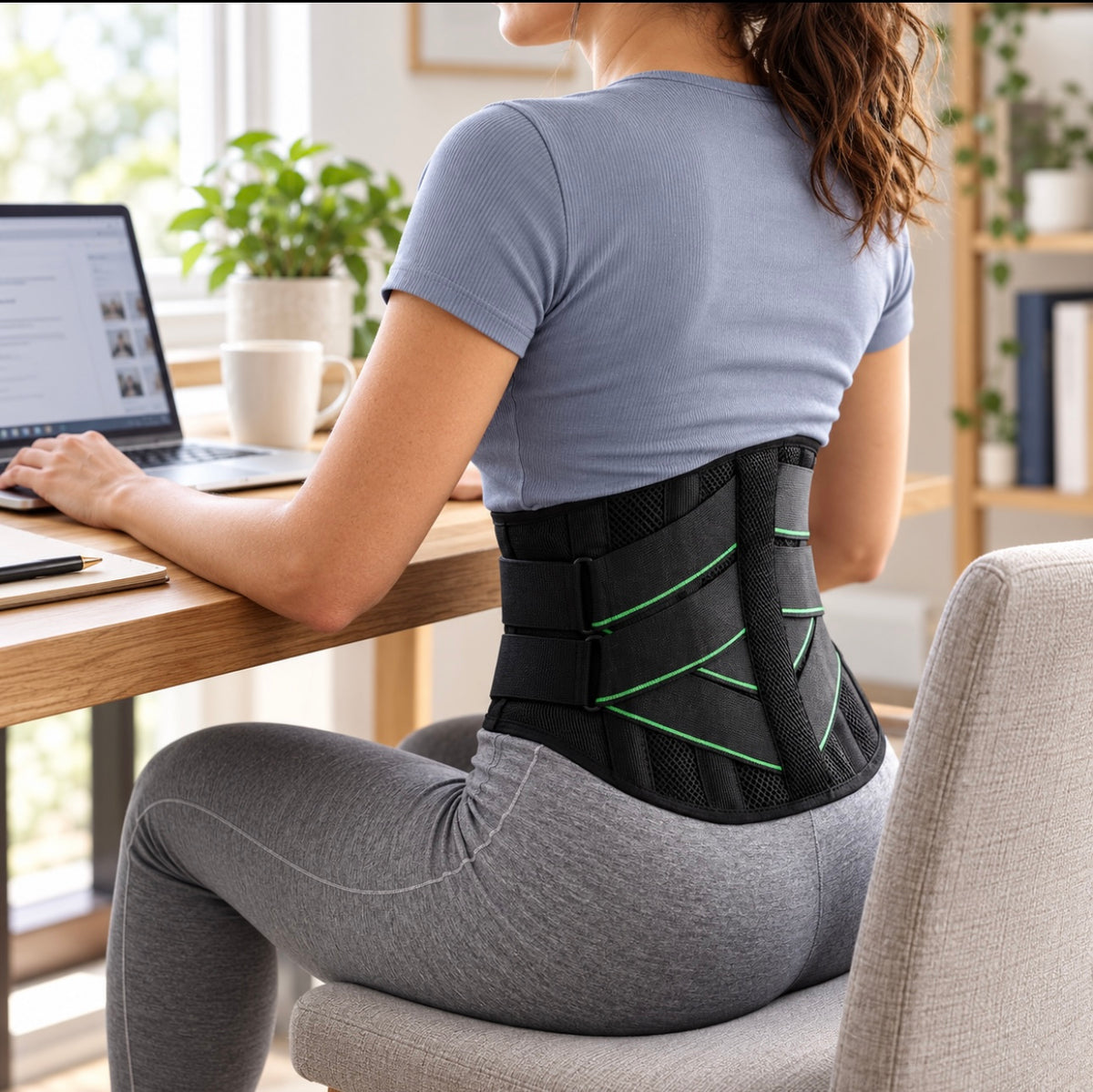 Ceinture Lombaire Double Maintien ZenPosture – Soutien Ajustable du Dos